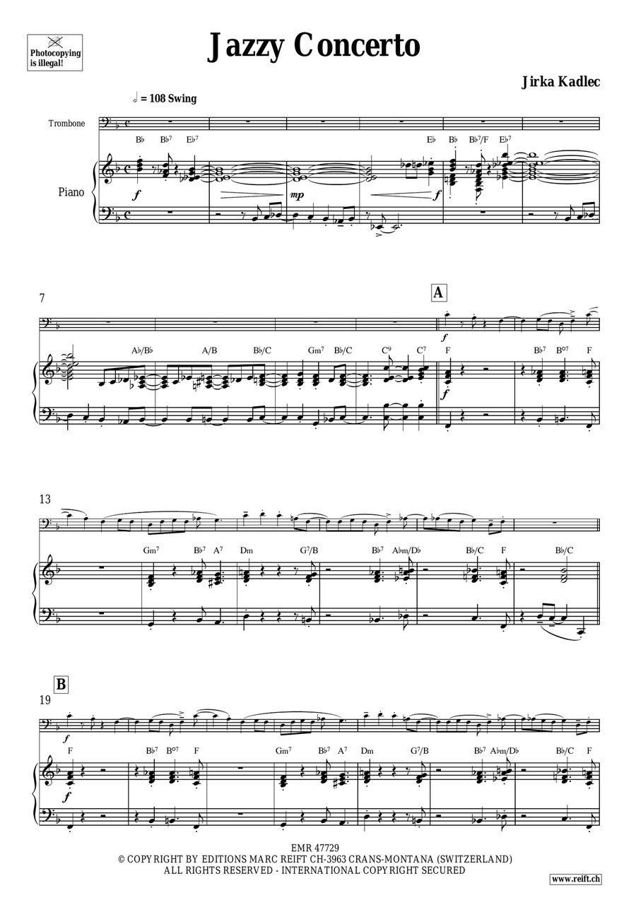 Jazzy Concerto Jazzy Concerto Piano Accompaniment scores gallery preview page 5