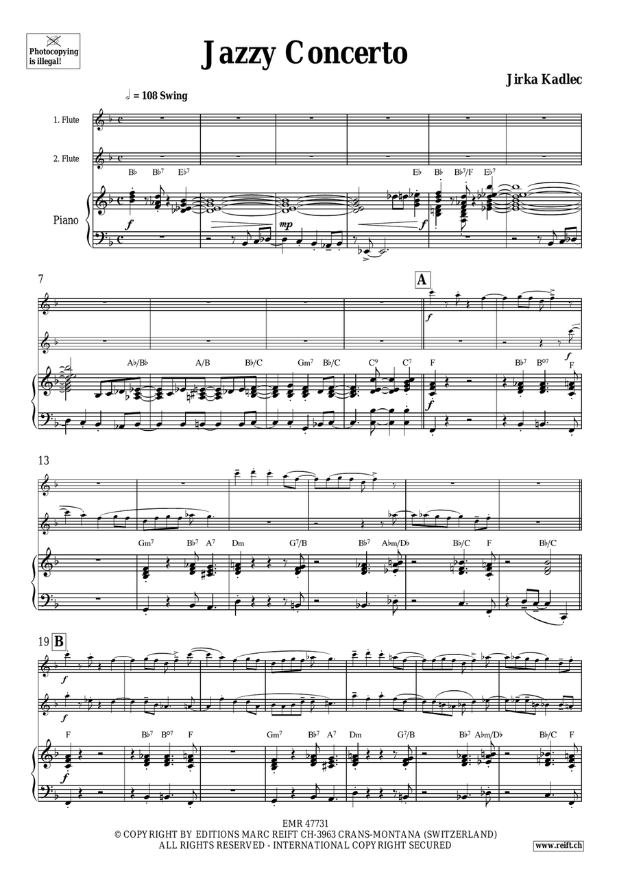 Jazzy Concerto Jazzy Concerto Flute Duet scores gallery preview page 4