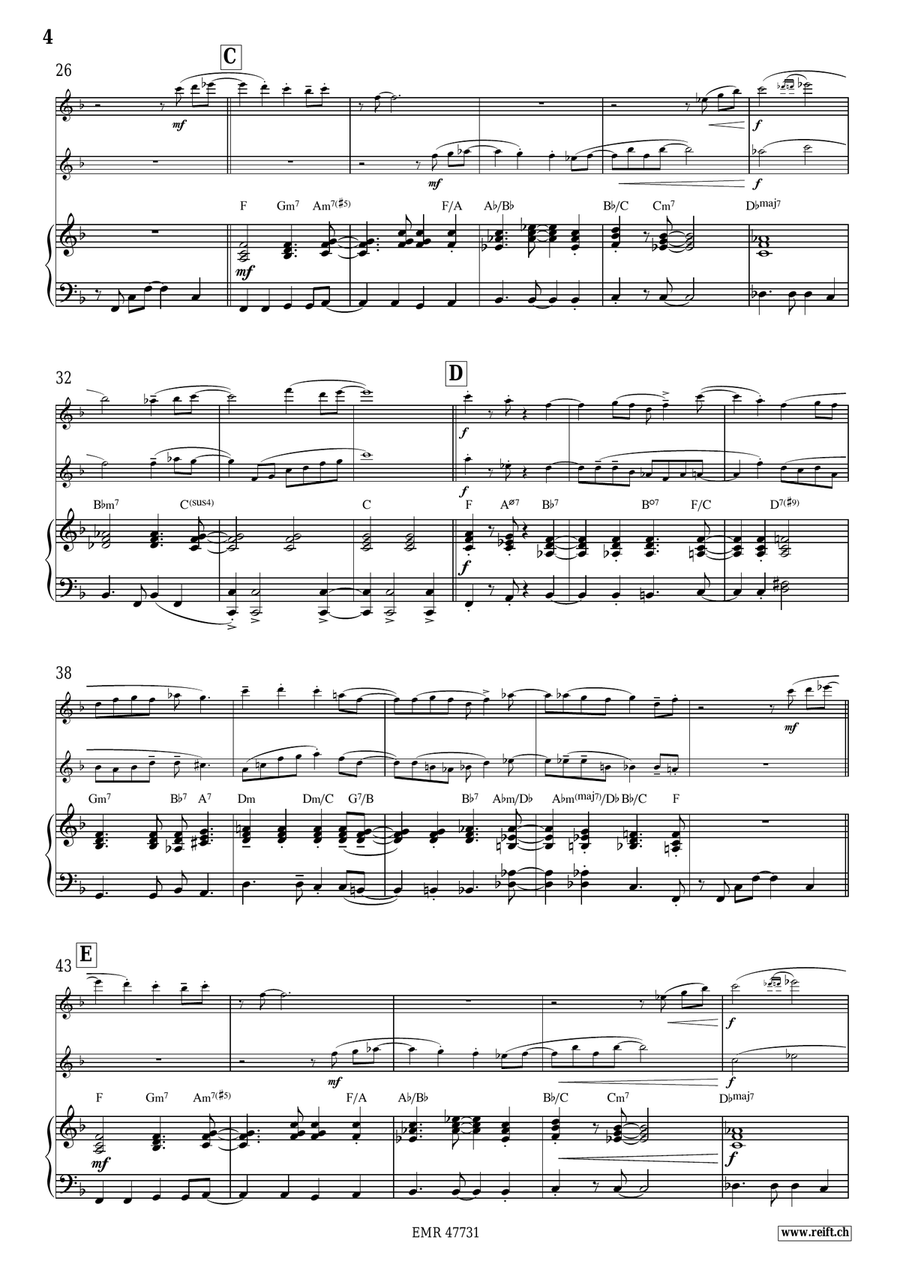 Jazzy Concerto Jazzy Concerto Flute Duet scores gallery preview page 5