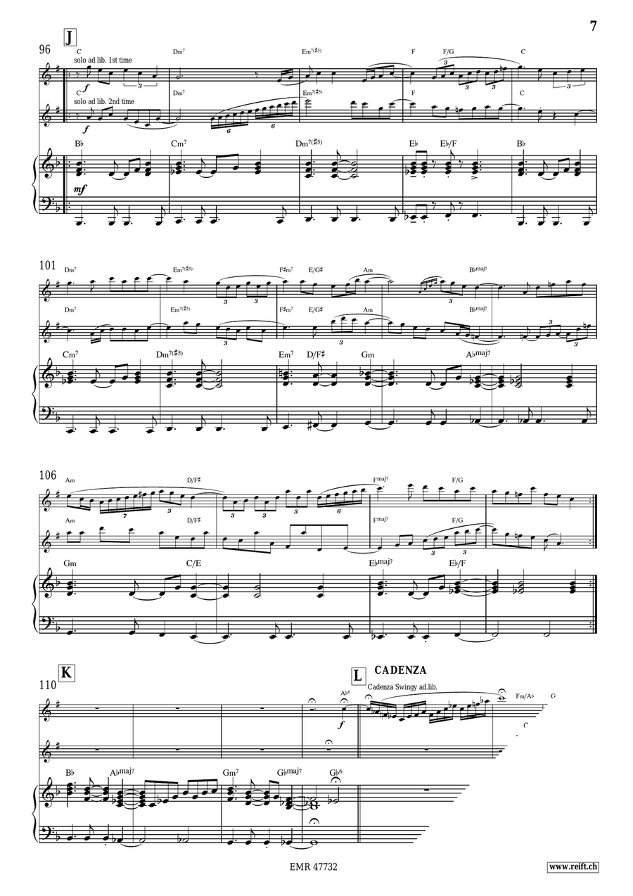 Jazzy Concerto Jazzy Concerto Clarinet Duet scores gallery preview page 8