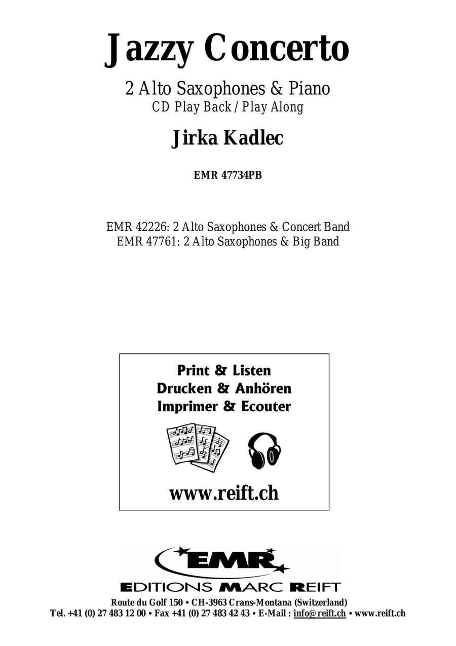 Jazzy Concerto Jazzy Concerto Alto Saxophone scores gallery preview page 2