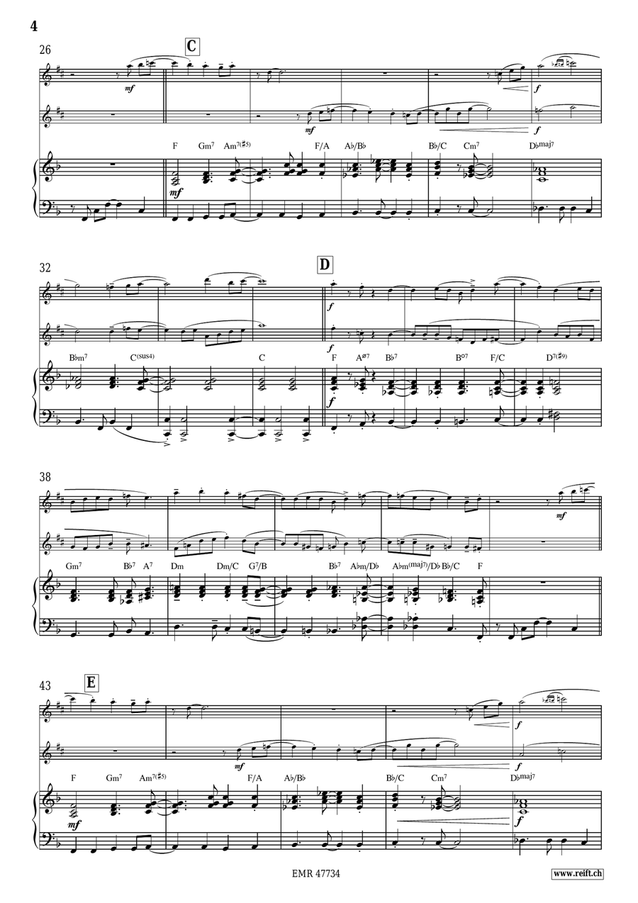 Jazzy Concerto Jazzy Concerto Alto Saxophone scores gallery preview page 5