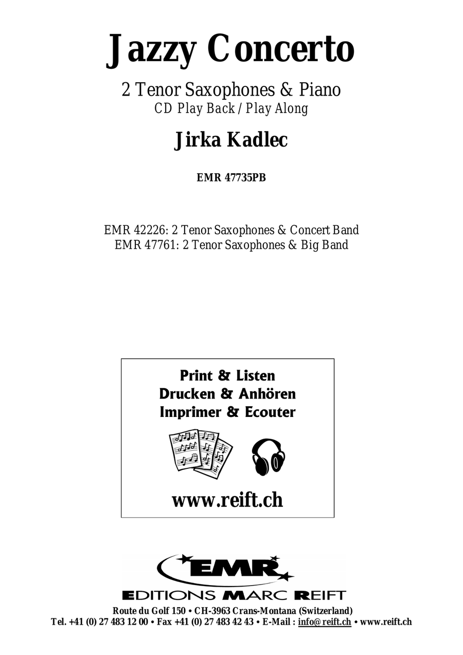 Jazzy Concerto Jazzy Concerto Tenor Saxophone scores gallery preview page 2