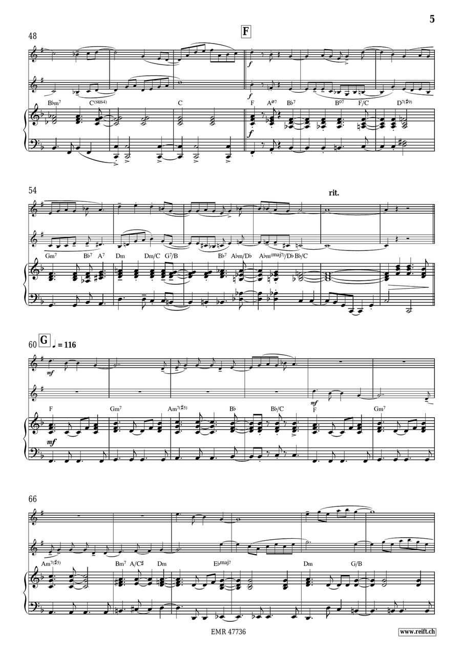 Jazzy Concerto Jazzy Concerto Trumpet Duet scores gallery preview page 6