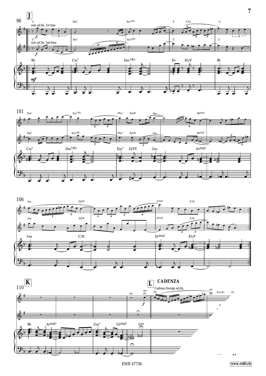 Jazzy Concerto Jazzy Concerto Trumpet Duet scores gallery preview page 8