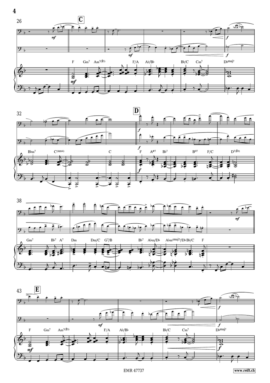 Jazzy Concerto Jazzy Concerto Trombone Duet scores gallery preview page 5
