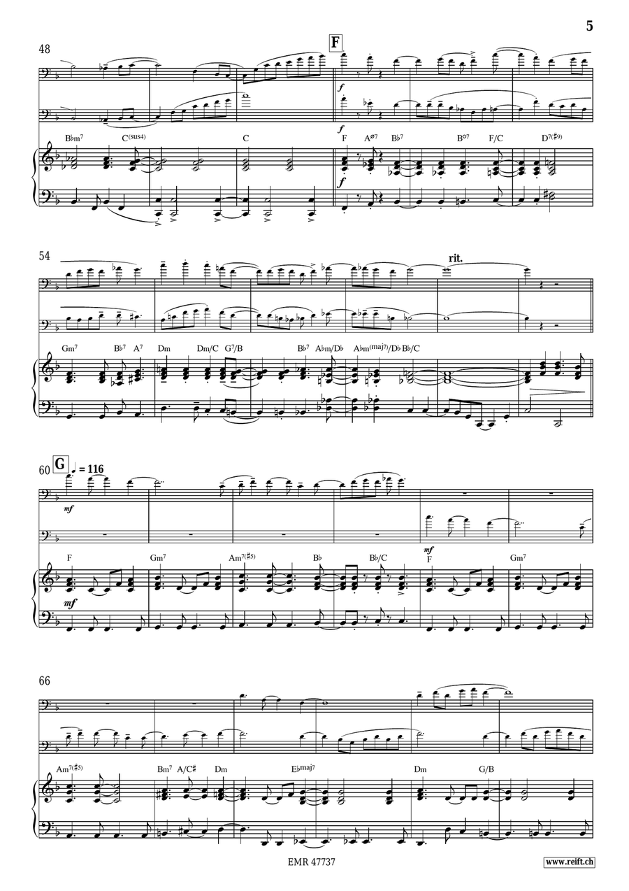 Jazzy Concerto Jazzy Concerto Trombone Duet scores gallery preview page 6