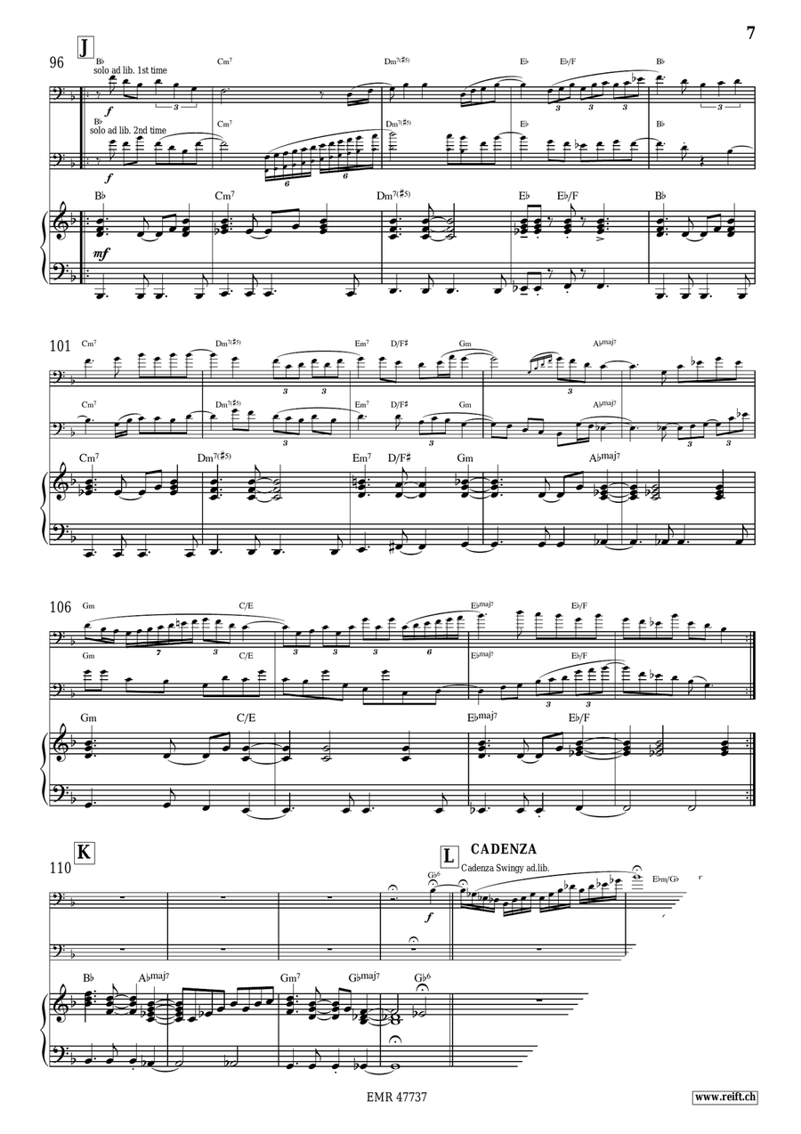 Jazzy Concerto Jazzy Concerto Trombone Duet scores gallery preview page 8