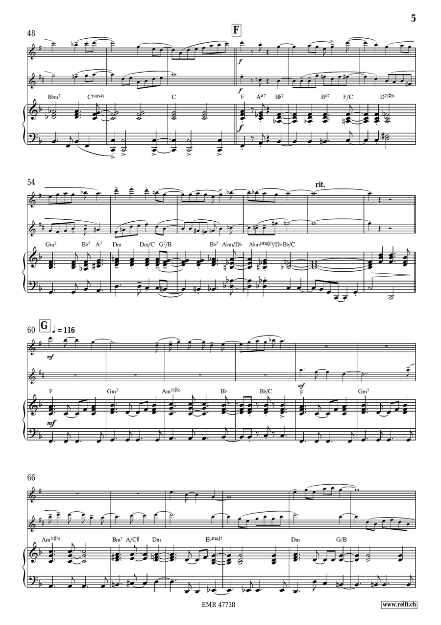 Jazzy Concerto Jazzy Concerto Soprano Saxophone scores gallery preview page 6