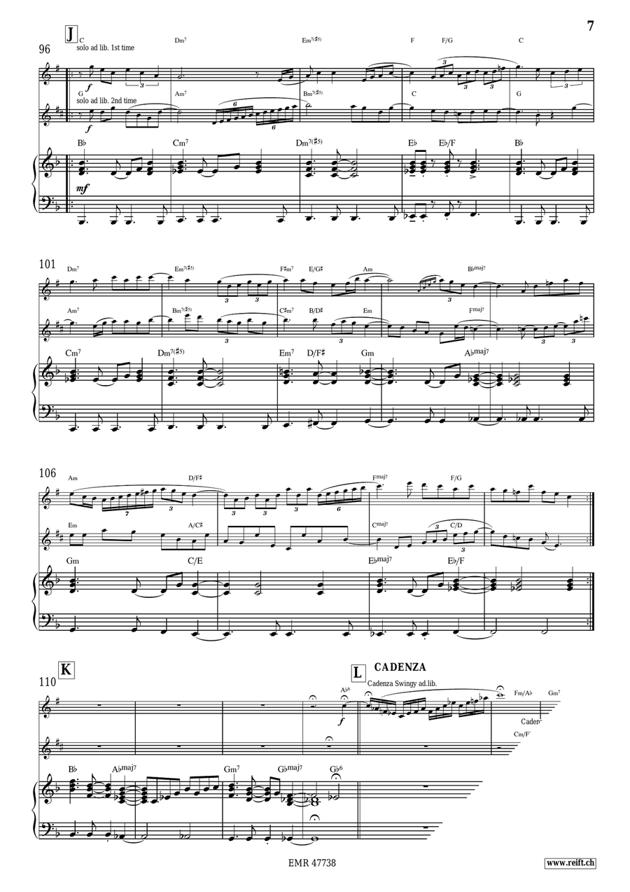 Jazzy Concerto Jazzy Concerto Soprano Saxophone scores gallery preview page 8