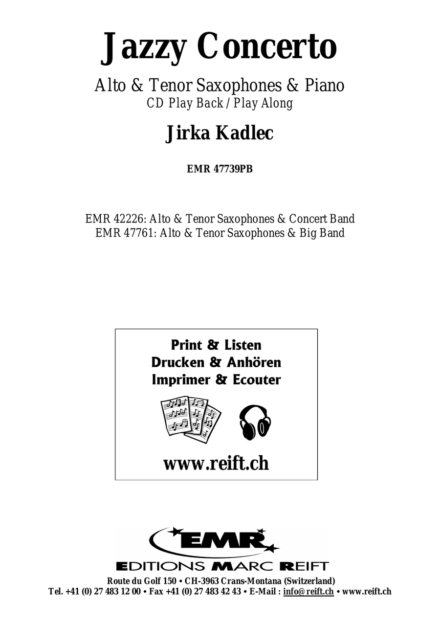 Jazzy Concerto Jazzy Concerto Tenor Saxophone scores gallery preview page 2