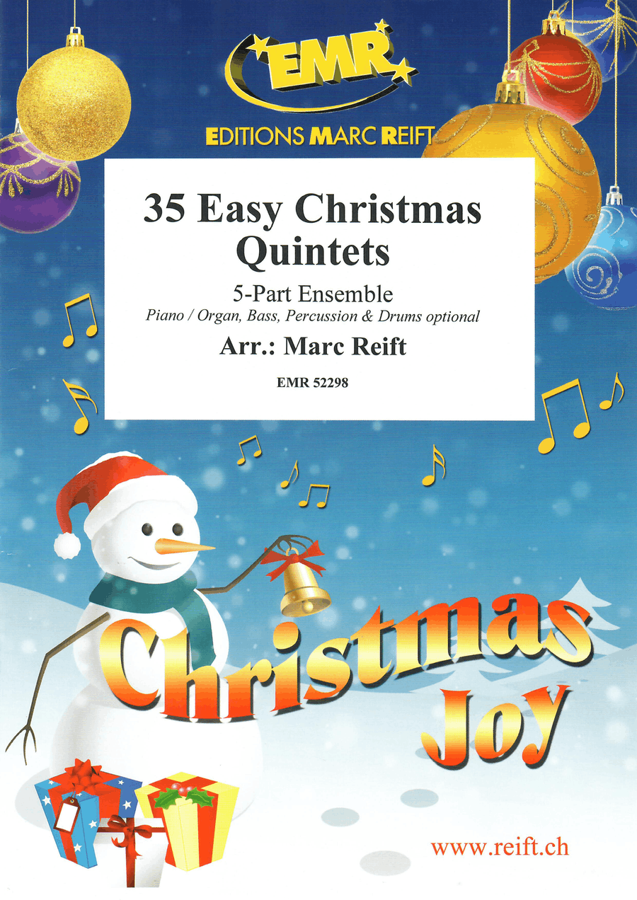 35 Easy Christmas Quintets Score scores gallery preview page 1