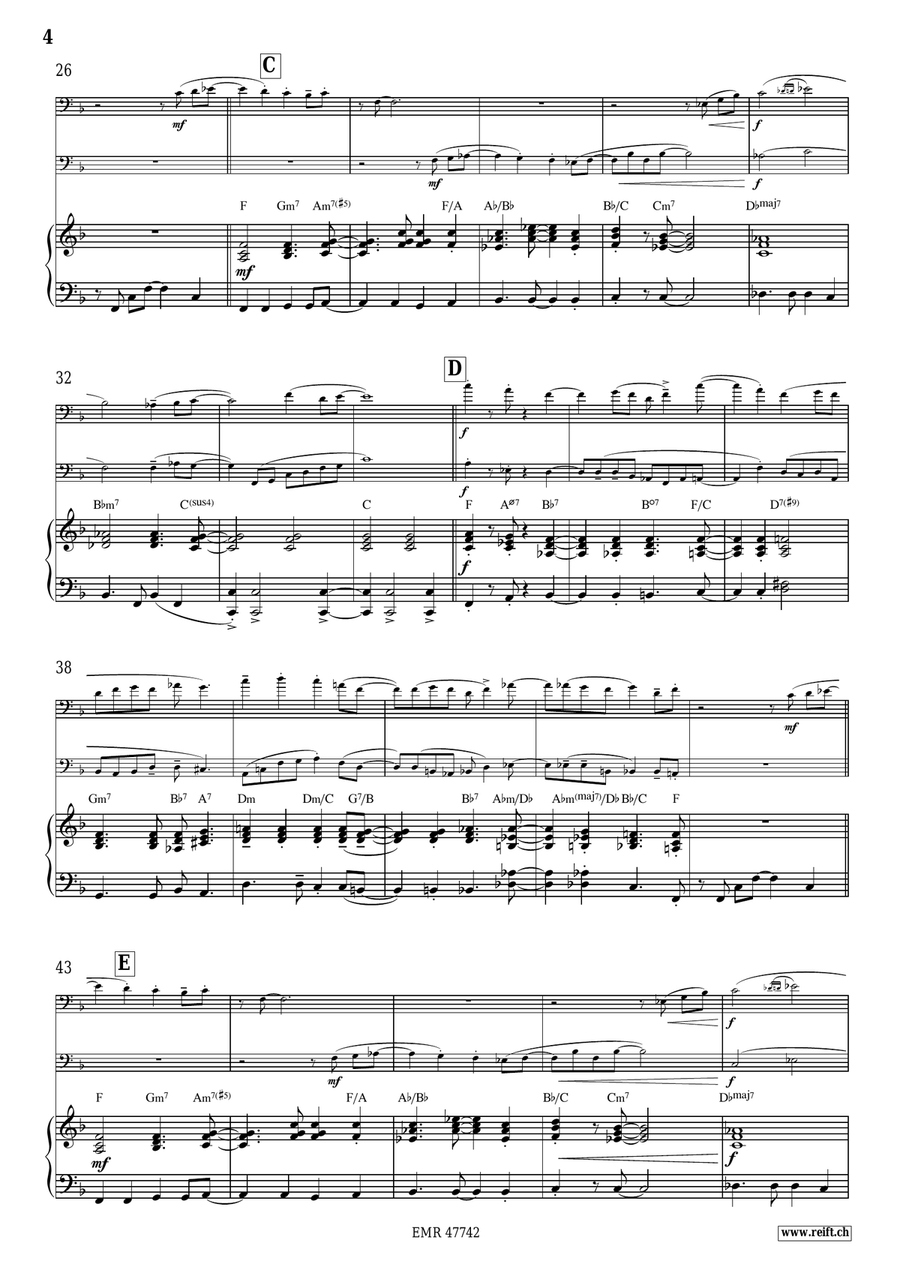 Jazzy Concerto Jazzy Concerto Trombone scores gallery preview page 5