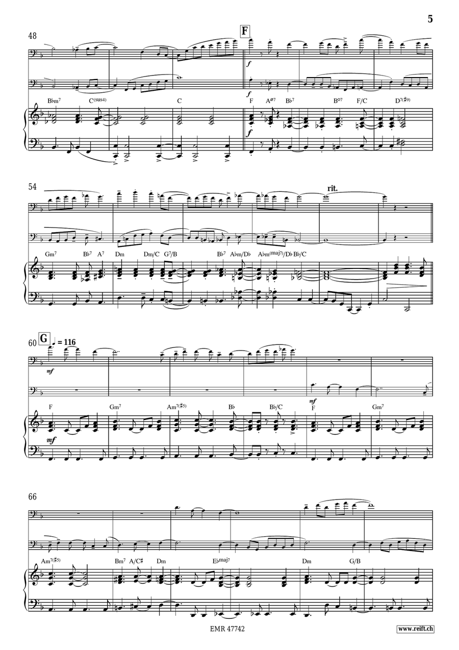 Jazzy Concerto Jazzy Concerto Trombone scores gallery preview page 6