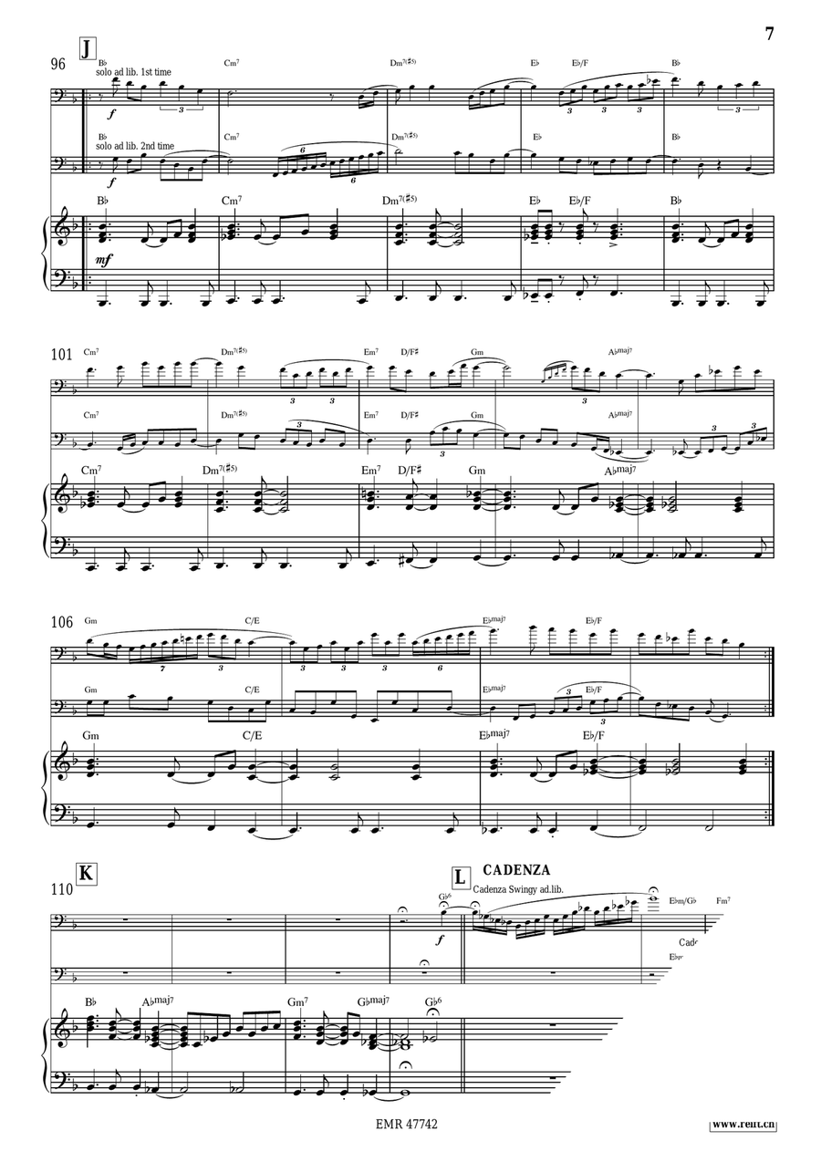 Jazzy Concerto Jazzy Concerto Trombone scores gallery preview page 8