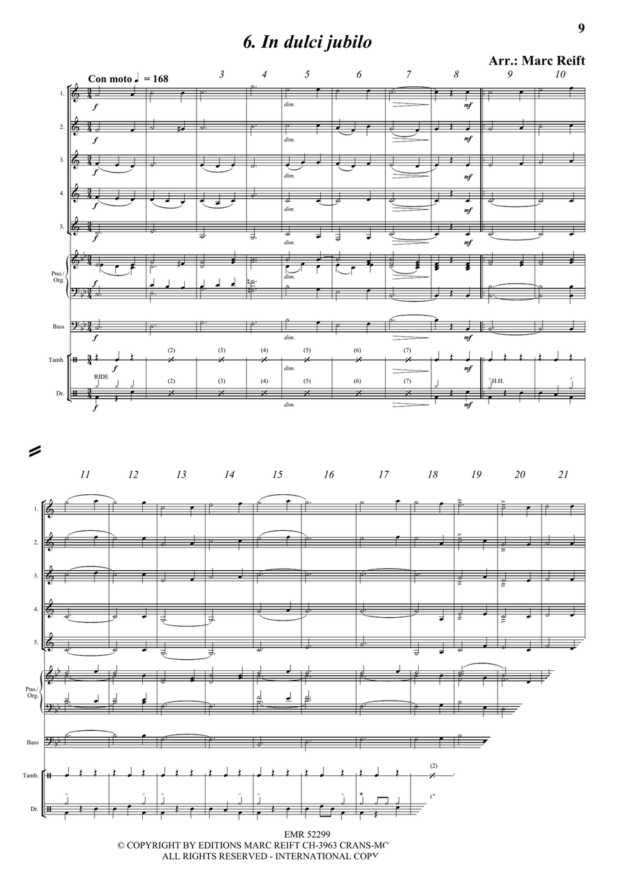 35 Easy Christmas Quintets Clarinet Quintet scores gallery preview page 8