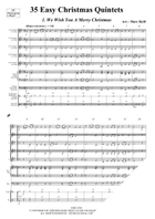 35 Easy Christmas Quintets Cornet scores gallery preview page 3