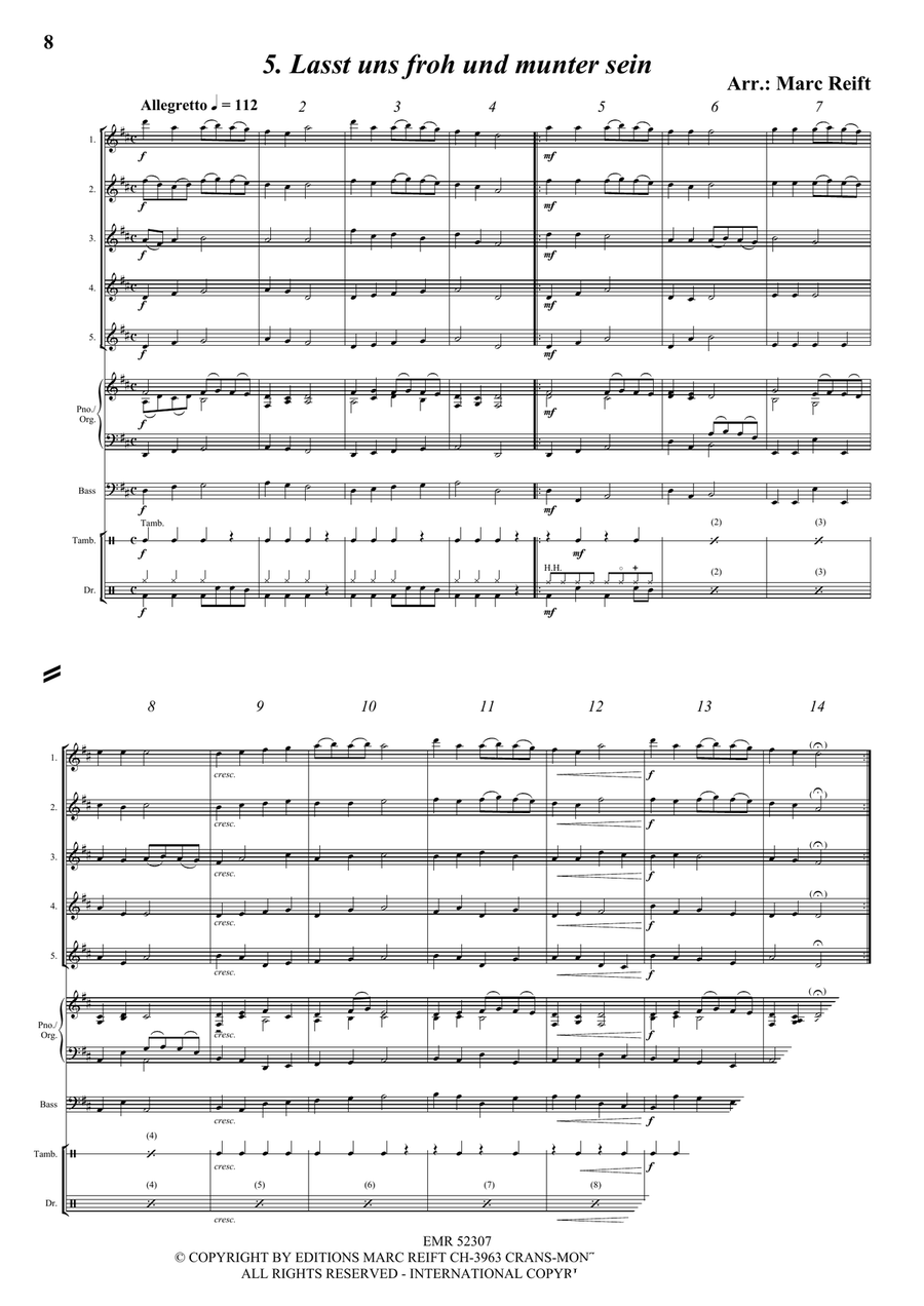 35 Easy Christmas Quintets Flute scores gallery preview page 7