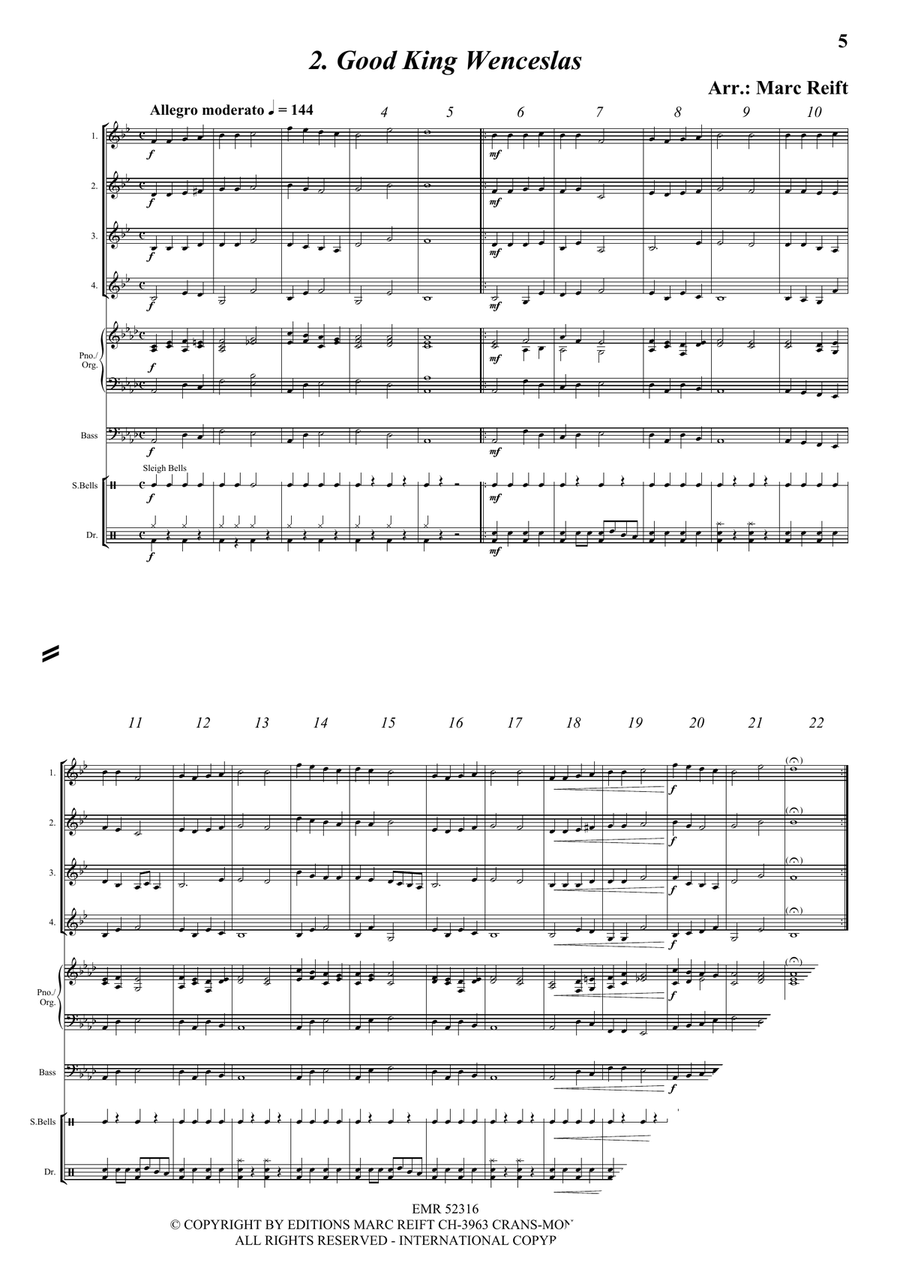 35 Easy Christmas Quartets Cornet scores gallery preview page 4