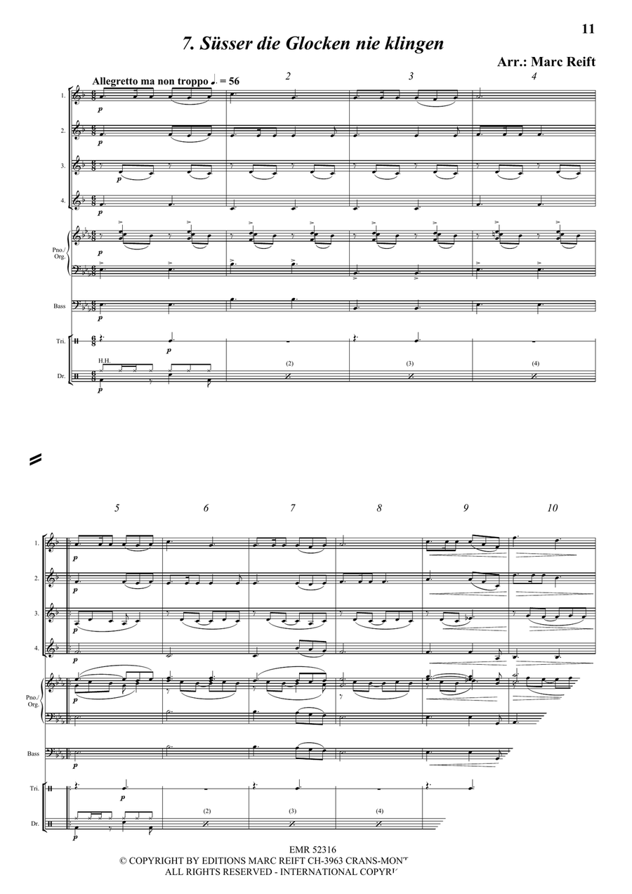 35 Easy Christmas Quartets Cornet scores gallery preview page 9