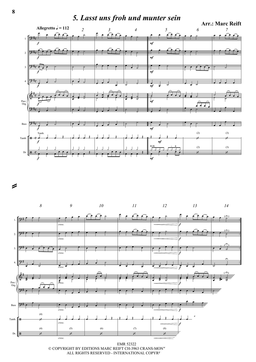 35 Easy Christmas Quartets Bassoon Quartet scores gallery preview page 7