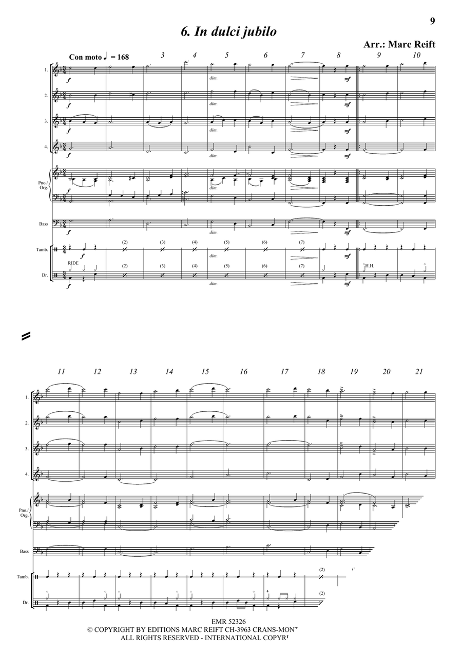 35 Easy Christmas Quartets Violin scores gallery preview page 8