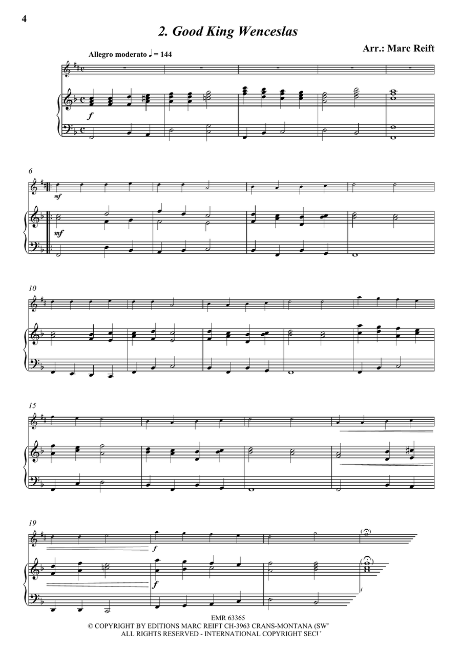 35 Easy Christmas Solos 35 Easy Christmas Solos Alto Saxophone scores gallery preview page 4
