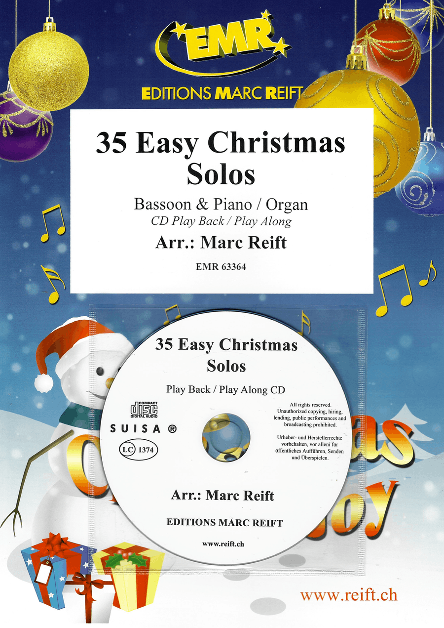 35 Easy Christmas Solos 35 Easy Christmas Solos Bassoon Solo scores gallery preview page 1