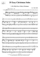 35 Easy Christmas Solos Cornet scores gallery preview page 3