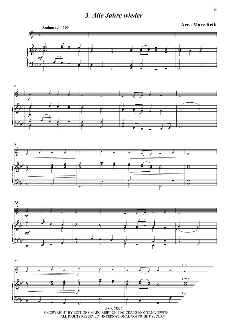 35 Easy Christmas Solos 35 Easy Christmas Solos Cornet scores gallery preview page 5
