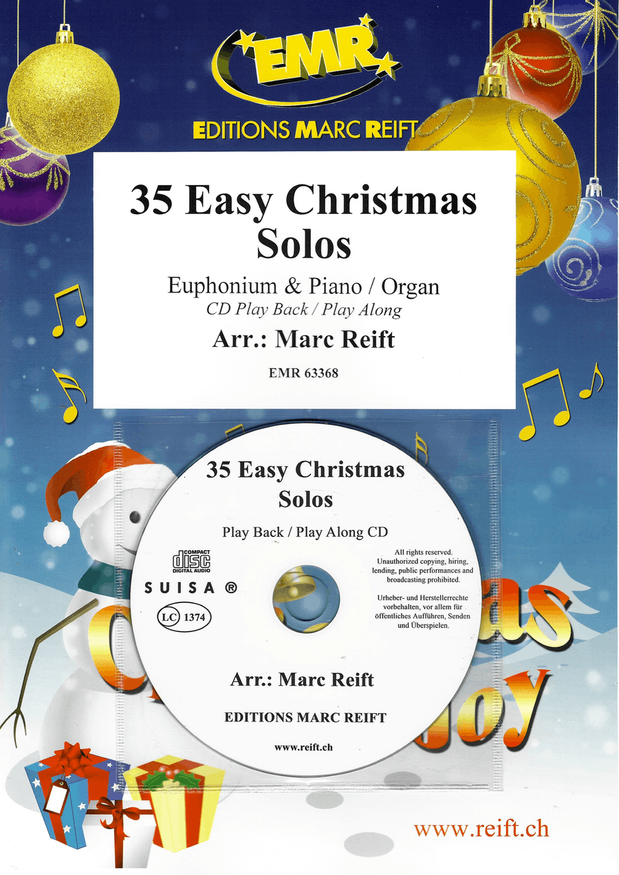 35 Easy Christmas Solos 35 Easy Christmas Solos Euphonium scores gallery preview page 1