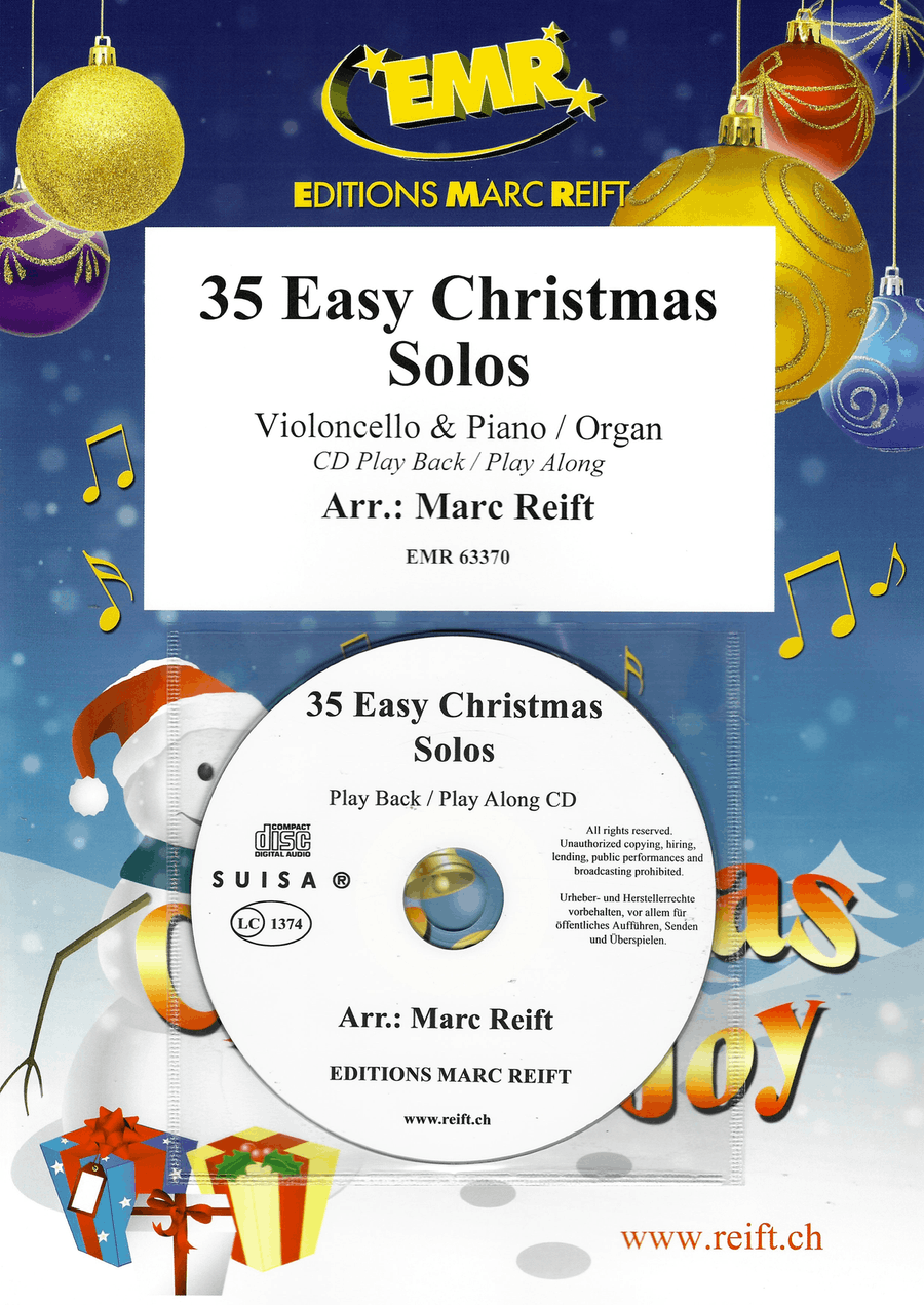 35 Easy Christmas Solos 35 Easy Christmas Solos Organ scores gallery preview page 1