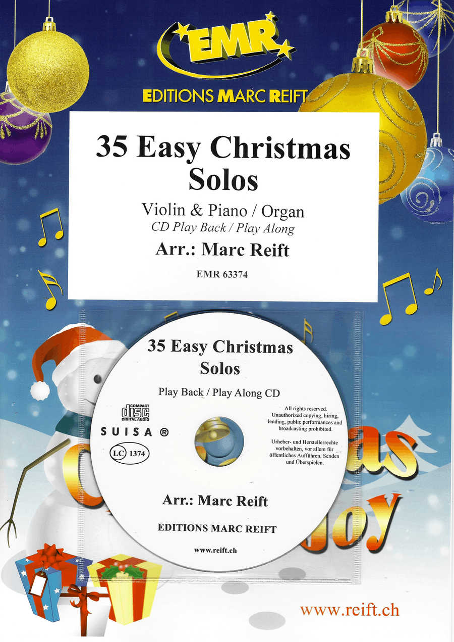 35 Easy Christmas Solos 35 Easy Christmas Solos Violin Solo scores gallery preview page 1