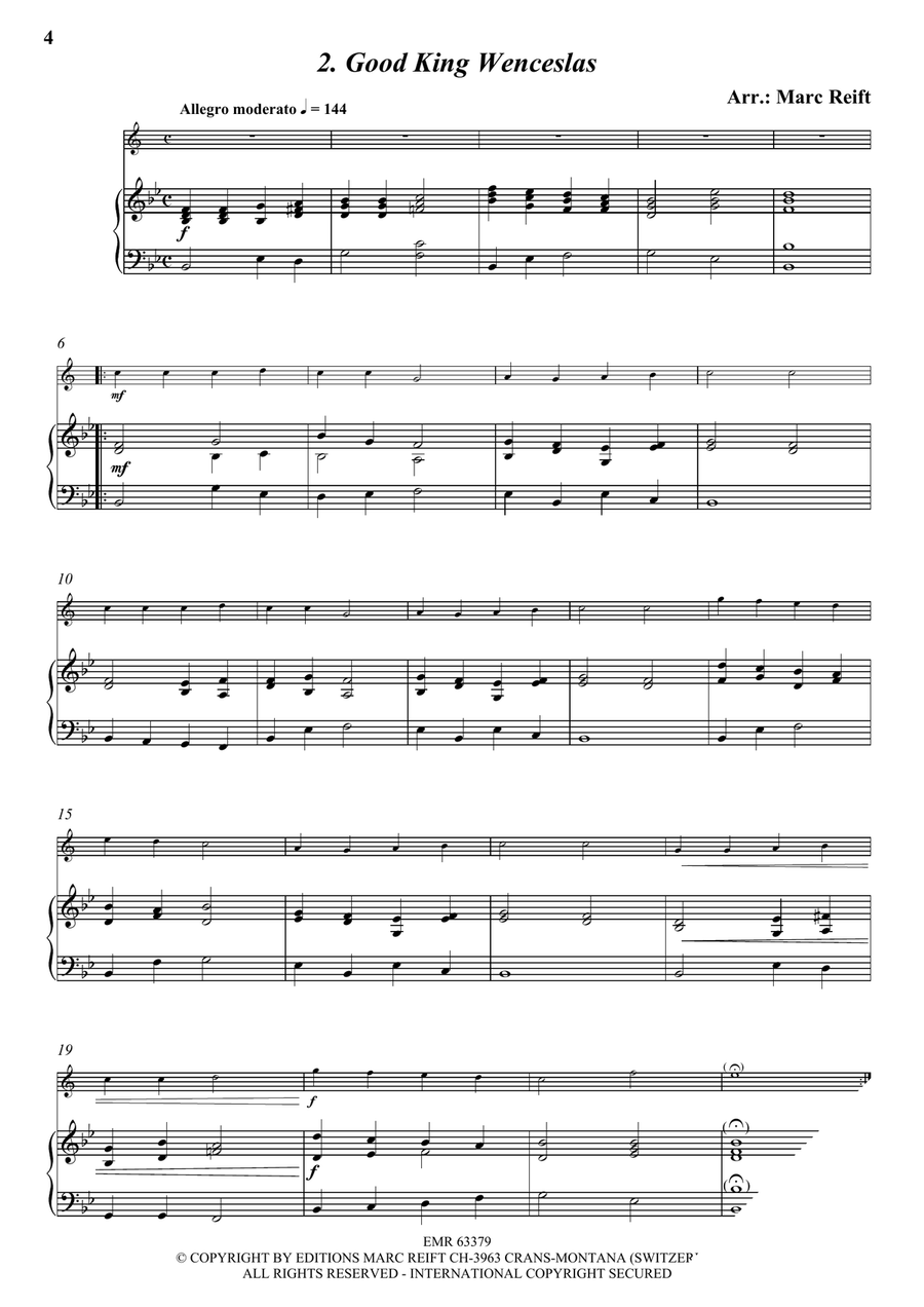 35 Easy Christmas Solos 35 Easy Christmas Solos Soprano Saxophone scores gallery preview page 4