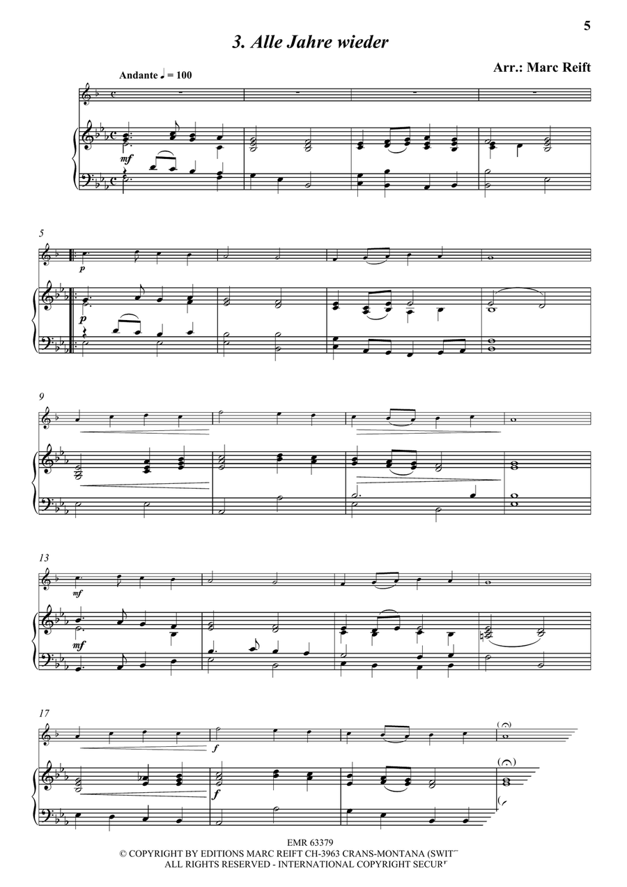 35 Easy Christmas Solos 35 Easy Christmas Solos Soprano Saxophone scores gallery preview page 5