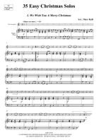 35 Easy Christmas Solos Tenor Saxophone scores gallery preview page 3