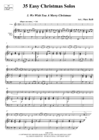 35 Easy Christmas Solos Horn scores gallery preview page 3