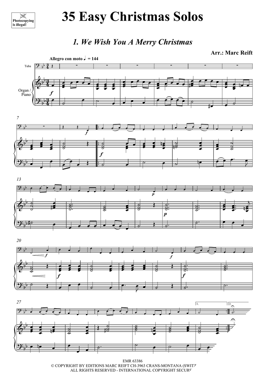 35 Easy Christmas Solos 35 Easy Christmas Solos Tuba scores gallery preview page 3