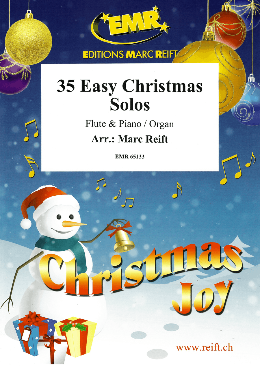 35 Easy Christmas Solos 35 Easy Christmas Solos Flute Solo scores gallery preview page 1