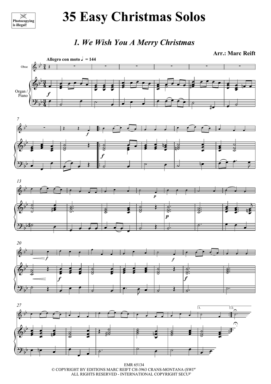 35 Easy Christmas Solos 35 Easy Christmas Solos Organ scores gallery preview page 3