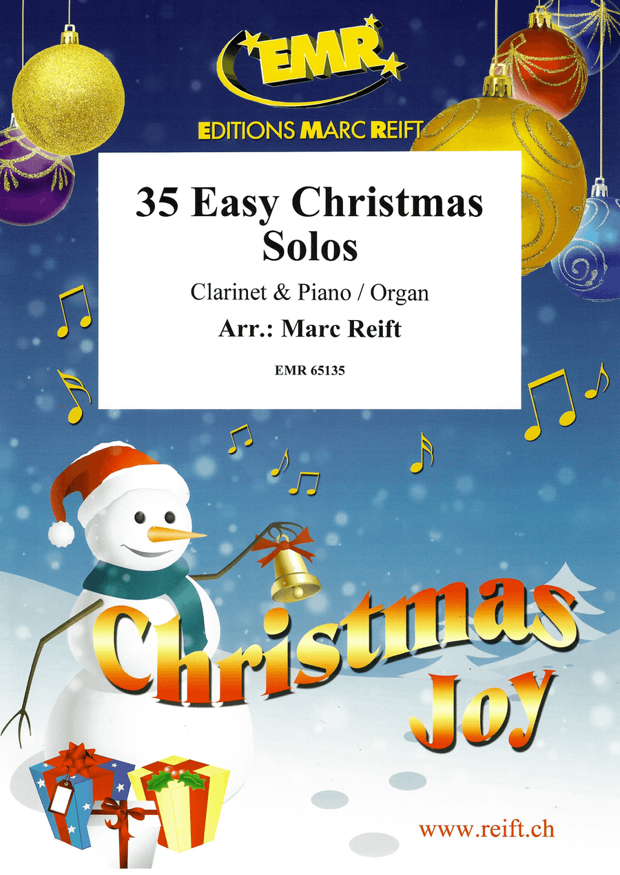35 Easy Christmas Solos 35 Easy Christmas Solos Clarinet Solo scores gallery preview page 1