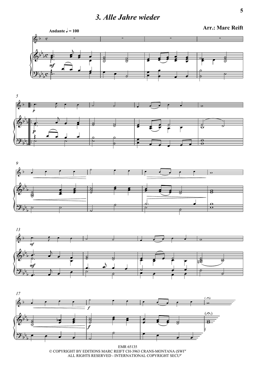35 Easy Christmas Solos 35 Easy Christmas Solos Clarinet Solo scores gallery preview page 5
