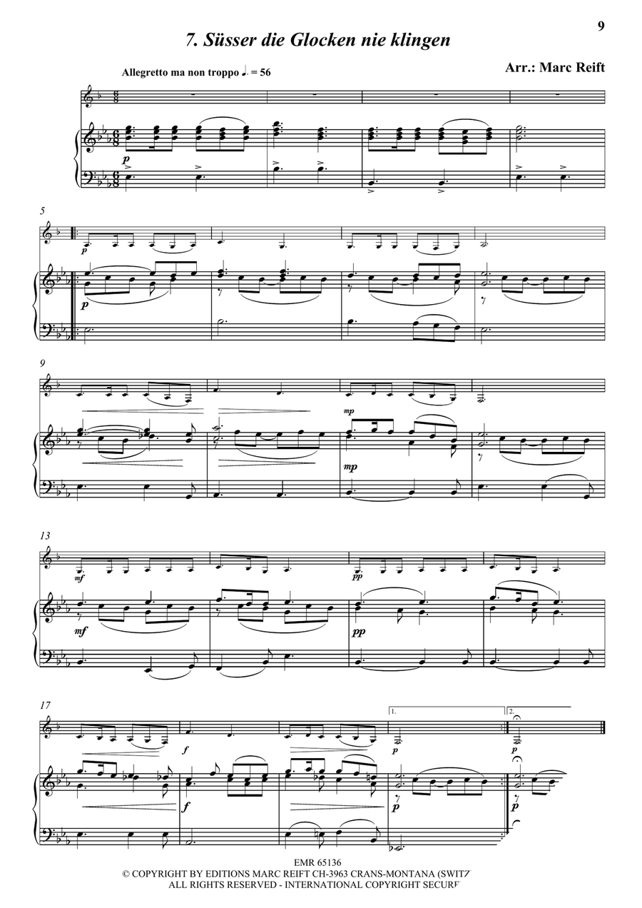 35 Easy Christmas Solos 35 Easy Christmas Solos Bass Clarinet scores gallery preview page 9