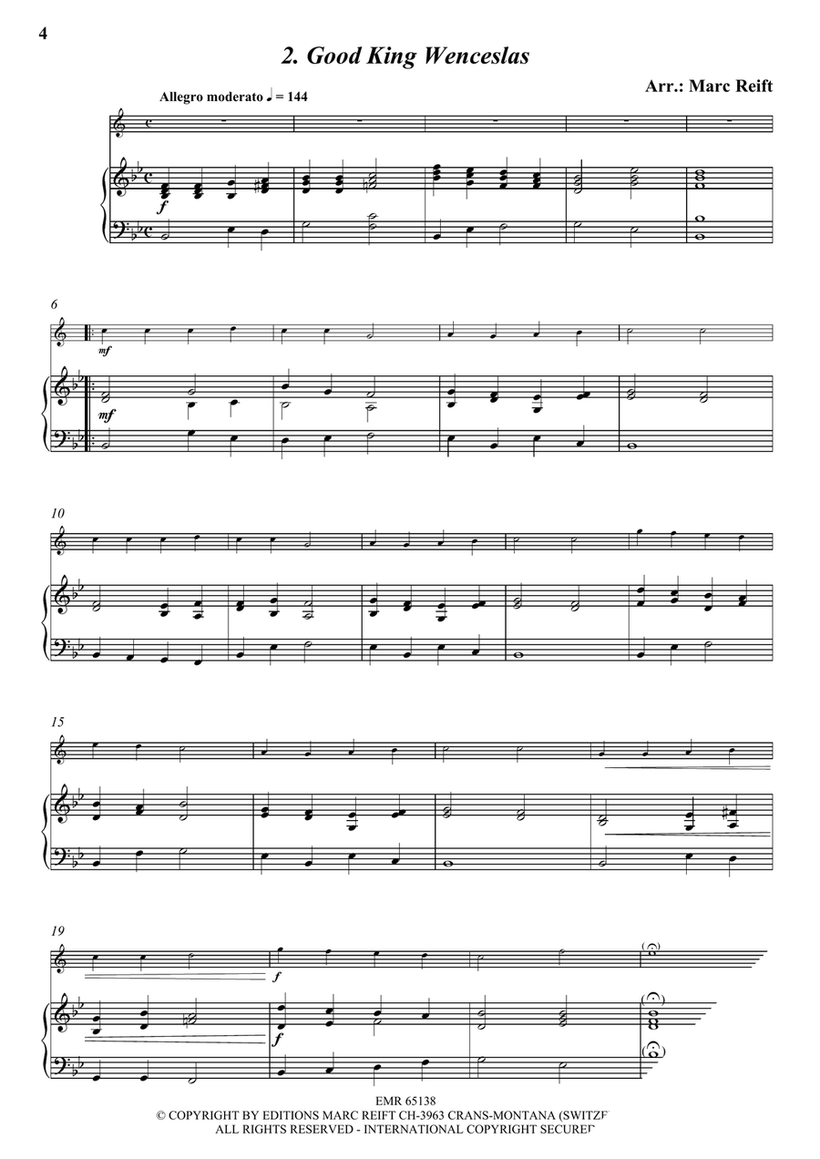 35 Easy Christmas Solos 35 Easy Christmas Solos Soprano Saxophone scores gallery preview page 4