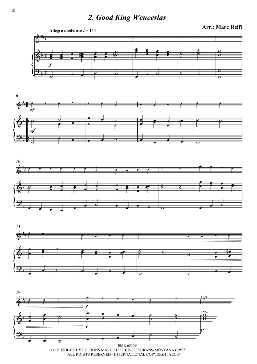 35 Easy Christmas Solos 35 Easy Christmas Solos Alto Saxophone scores gallery preview page 4