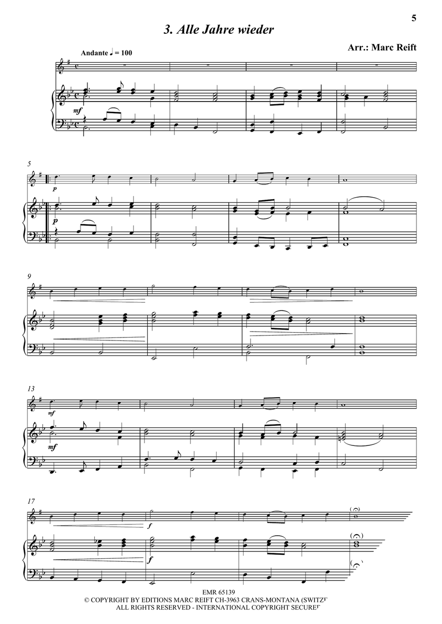 35 Easy Christmas Solos 35 Easy Christmas Solos Alto Saxophone scores gallery preview page 5