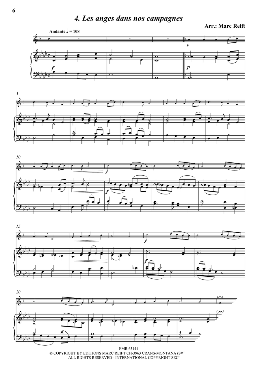 35 Easy Christmas Solos 35 Easy Christmas Solos Baritone Saxophone scores gallery preview page 6