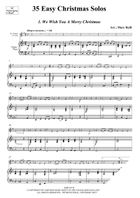 35 Easy Christmas Solos Cornet scores gallery preview page 3