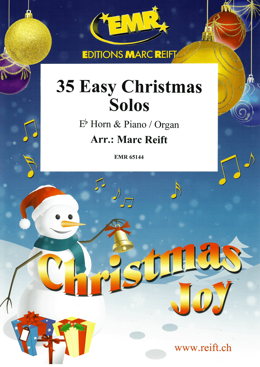 35 Easy Christmas Solos 35 Easy Christmas Solos Horn scores gallery preview page 1