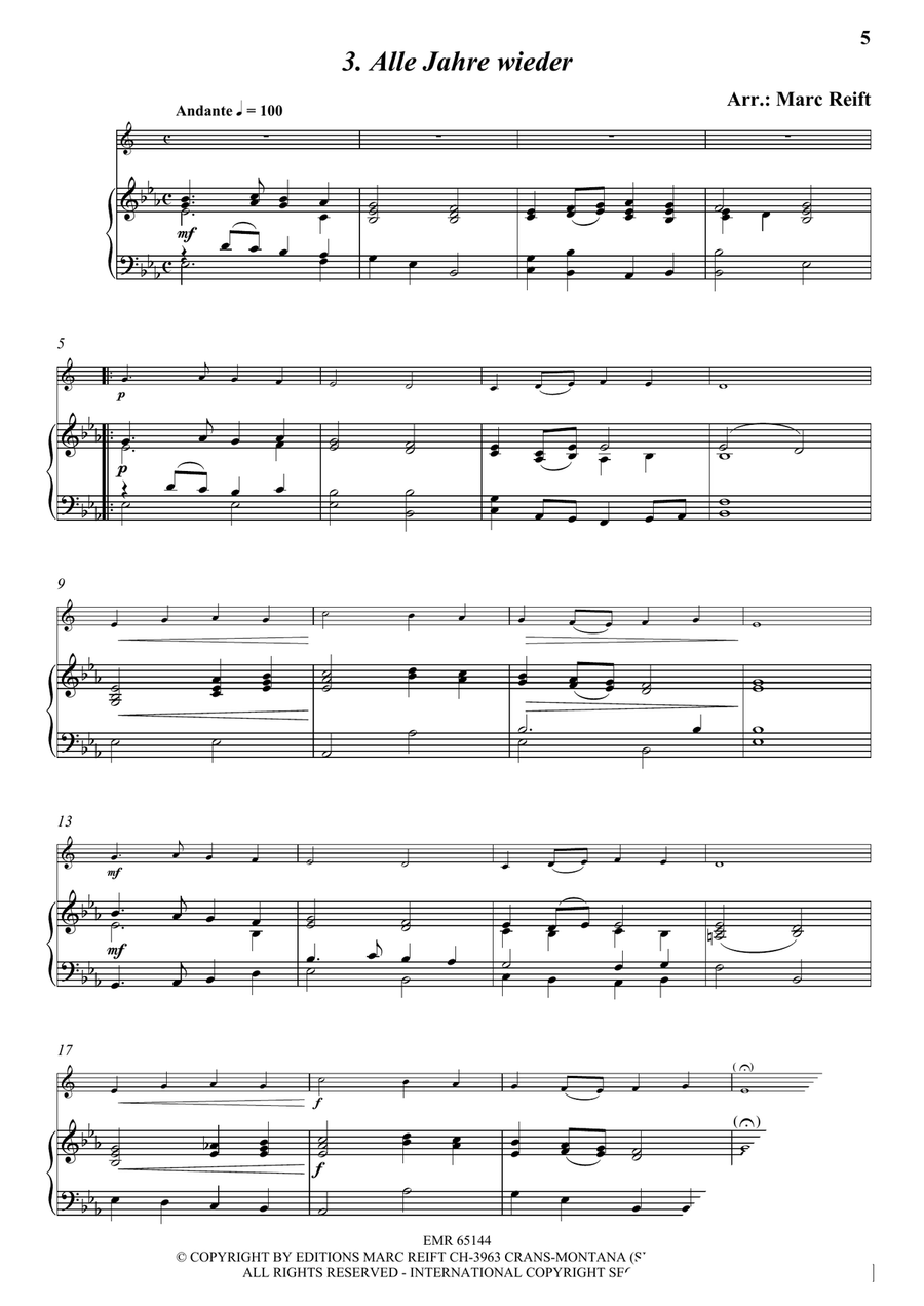 35 Easy Christmas Solos 35 Easy Christmas Solos Horn scores gallery preview page 5